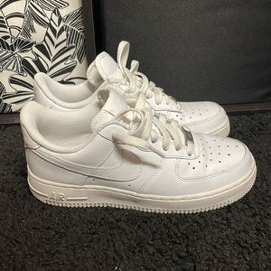 COPY - All white Nike Air Force 1’s